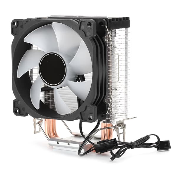 CR1200 CPU-køler 2 varme rør tårn køling fans køleplade computer tilbehør