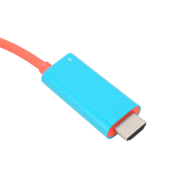 Type C-konverteringskabel til Switch 4K 30Hz USB3.1 Type C til HD Multimedia Interface-kabel til TV-dockingtilstand 2m