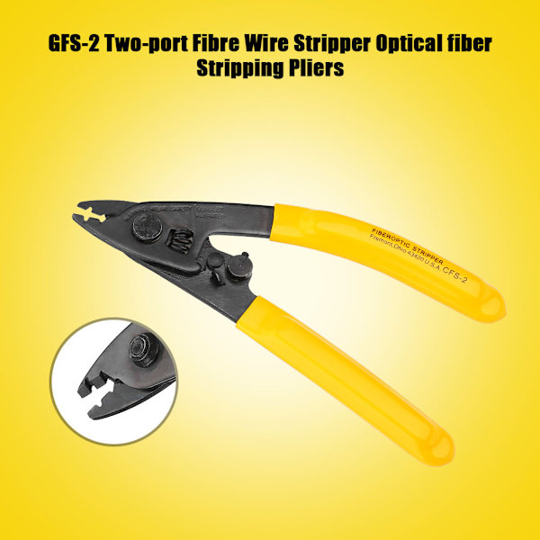 CFS-2 To-porters optisk fiberkabelavstriper FTTH-avstriperverktøy