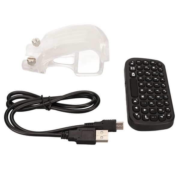 Spil Controller Tastatur Bluetooth Trådløst Eksternt Tastatur med Baggrundsbelysning til PS5 Controller