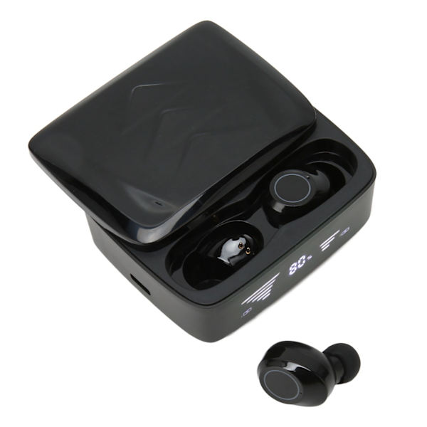 Trådlösa öronsnäckor Bluetooth 5.3 Mini IPX7 Vattentäta Tung Bas Öronsnäckor för Telefon Surfplatta