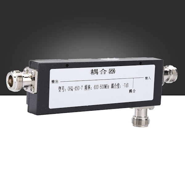 -7dB 400-500Mhz Kobler Signal Power Splitter Frekvens Power Splitter N-F Plugg