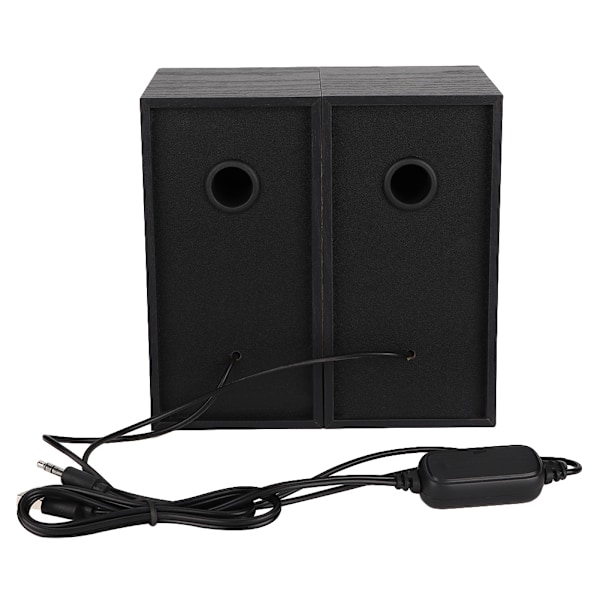 Stereo Multimedia Kolumn Järn Nät USB Skrivbord Bärbar PC Dator Trådbunden Högtalare