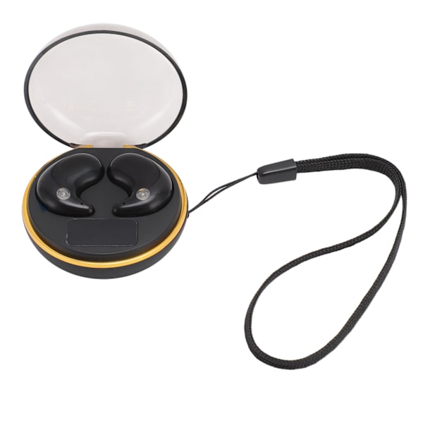 Bluetooth Sleep Earbuds BT5.3 Touch Control Invisible Earbuds Wireless Bluetooth Earphone med Digital Display Charging Case Sort