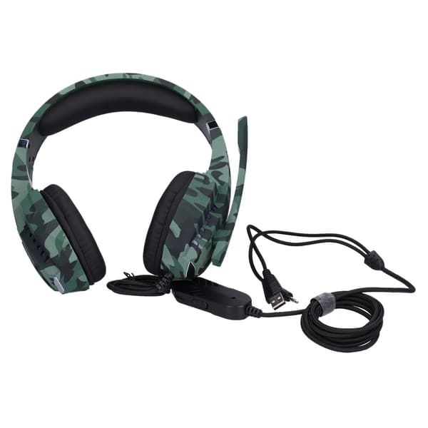 PYTHON FLY G9000PROCC Kablet Gaming Headset Støjreducerende ESports Headset til PS4(Camouflage Green )