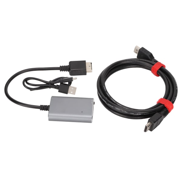 For PS2 til HD Multimedia Interface Konverter Høy Nøyaktighet Plug and Play Bærbar for PS2 til AV Konverter