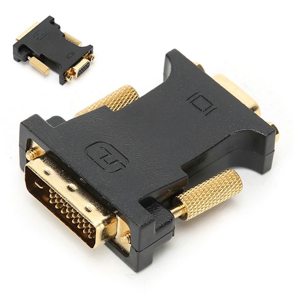 E0401 DVII 24+1 hann til VGA hunn dobbel kanal med brikke adapter GPU til skjerm