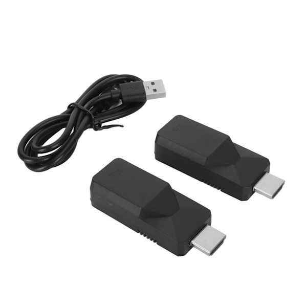 HD-förlängare 65,6 yards förlängning ABS-skal Plug and Play Bärbar HD Ethernet-förlängare för övervakningsdator