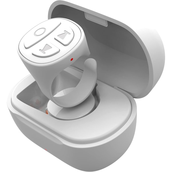 Tiktok Scrolling Ring TikTok Fjernkontroll Bluetooth Kamera Video Opptak Fjernkontroll TIK Tok Scrolling Ring Sidevender for Kindle App(D01) White