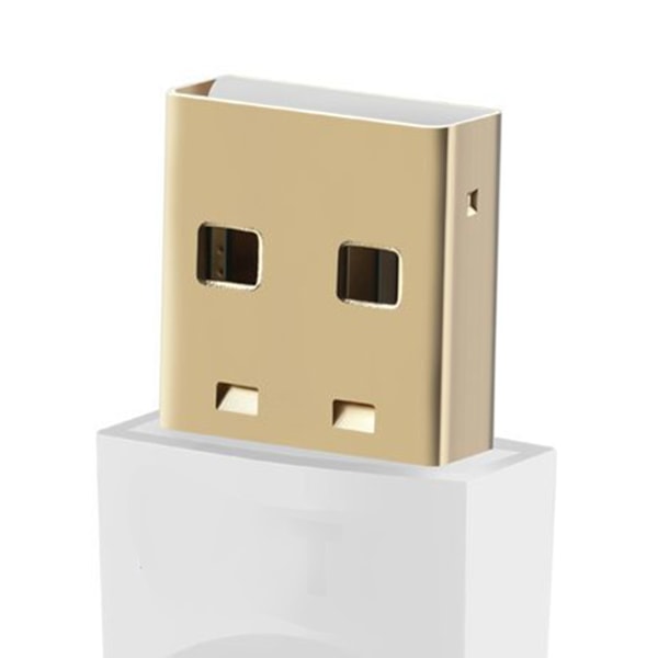 USB BT-adapter, tapsfritt, stabilt, høy hastighet, miniformat, 65,6 fot effektiv avstand, USB-sender for bærbar PC, TV, bil, hvit