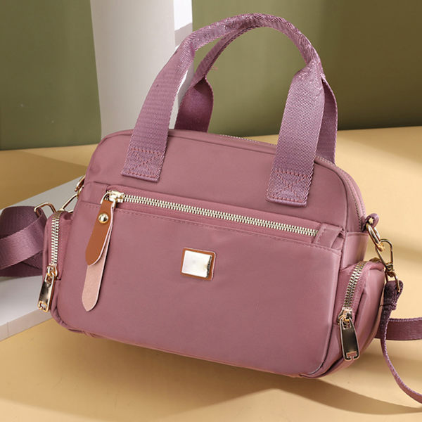 Handväska Handväska Lång Rem Vacker Design Nylon Enkelt Axelväska för Strandfest Resor  27x11x18cm / 10.63x4.33x7.09in Purple