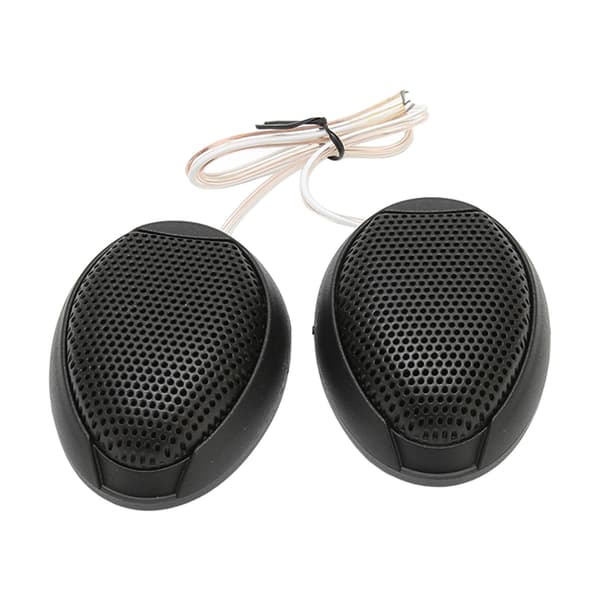 2 stk. bil-tweetere 98dB 1000W dome-interiør stereo-lydhøjttaler til lydsystem sort