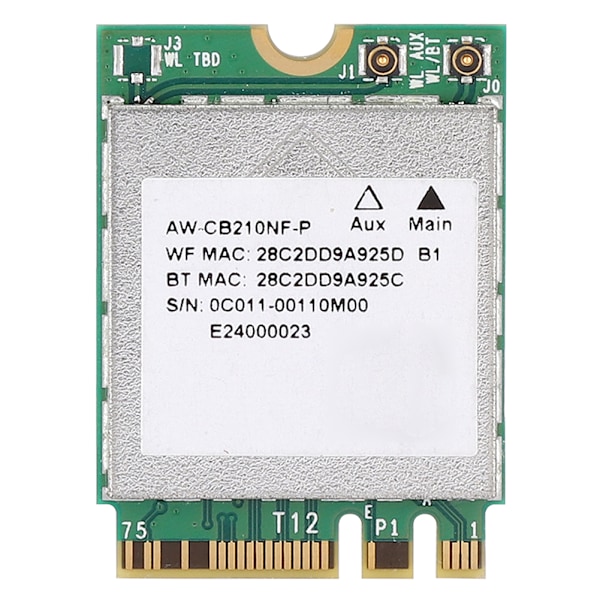 2.4GHz5GHz Dual Band Netværkskort BCM94356Z WiFi AC Trådløst Netværkskort NGFF Interface
