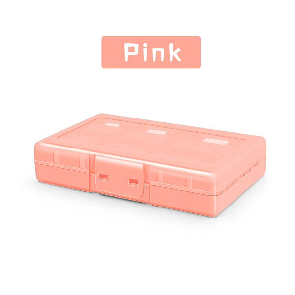 Spillkortholder for Nintendo Switch, 24-i-1 spillkortholder kompatibel med Nintendo Switch/ Switch Lite/ Switch OLED oppbevaringsboks