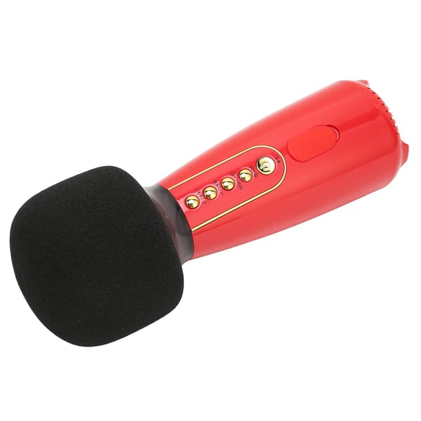 L868 Bluetooth-mikrofon håndholdt mikrofon med LED-lys til hjemmefest bilinterview taleRed