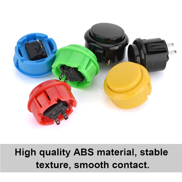 USB Arcade Dele Komponenter Joystick + Farve Trykknap Kits Spil Controller DIY Udskiftning Kits