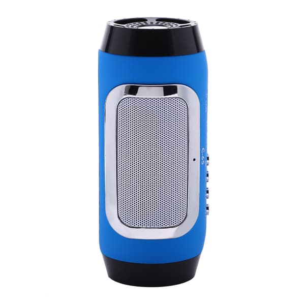 Mini trådløs stereo Bluetooth-højttaler bærbar til iPhone Tablet PC opladelig ny blå