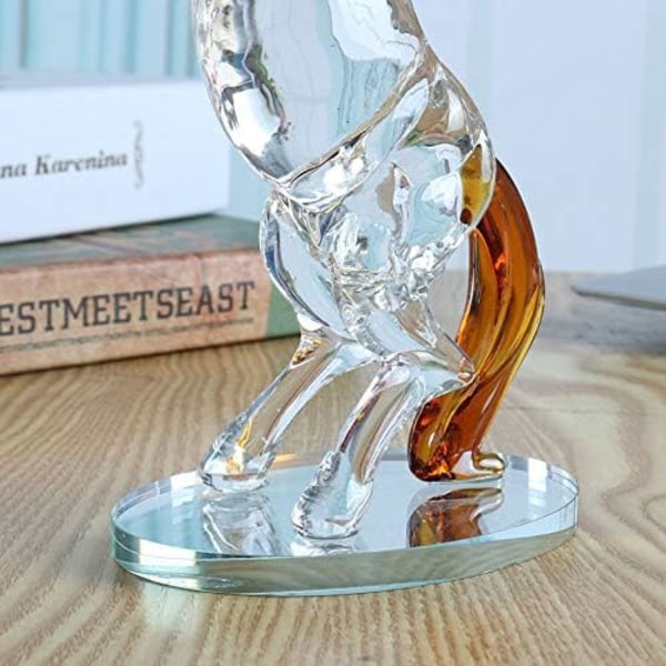 Krystallglass Hest Figur Kolleksjon Hest Dyr Papirvekt Bord Ornament Dekor Barn Bursdagsgaver Hjem Bryllup Dekor (Hest)