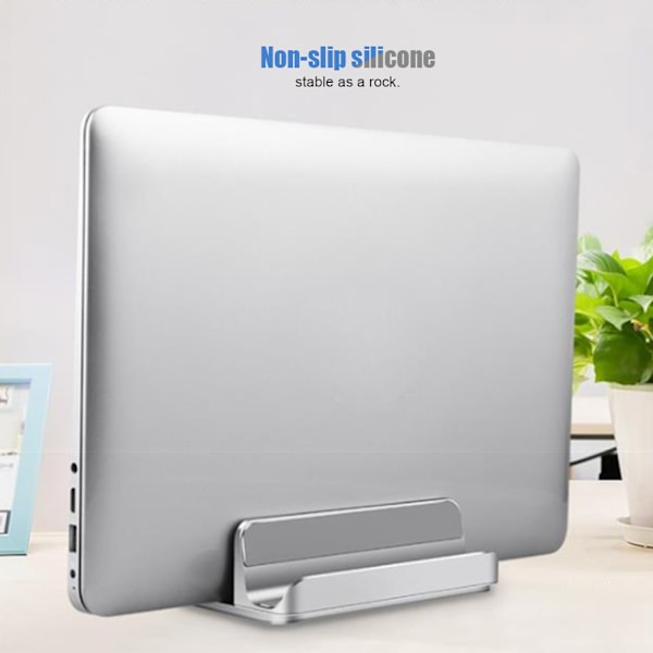 BH201 Aluminiumlegering Bærbar Computer Support Base Desktop Holder Stativ Sølv