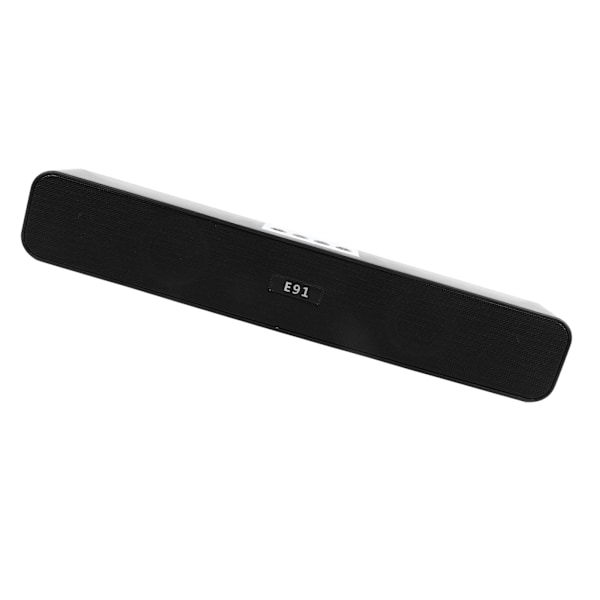 Computer Bluetooth-højttaler Stereo Høj Lyd Rustfrit Stål Bærbar Højttaler med Lys til Hjemmefest