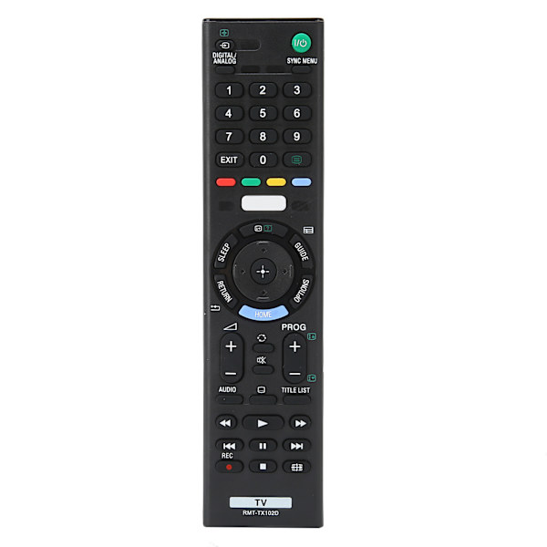 Fjernkontroll erstatning for Sony Intelligent TV RMT-TX100D RMT-TX101J TX102U TX102D