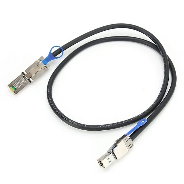 Serverkabel Svitsjkabel Datakabel Datamaskin Tilbehør MINI SAS SFF-8644 til SFF-8088 1-Meter