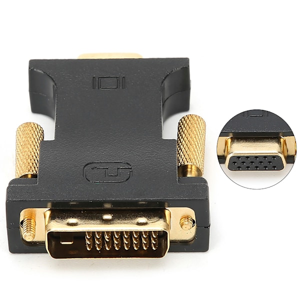 E0401 DVII 24+1 uros VGA-naaras Dual Channel sirulla sovitin GPU näyttöön