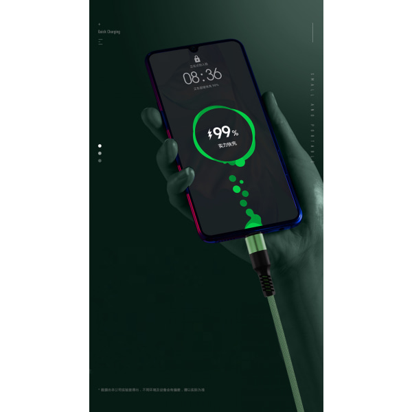 3 in 1 Multi USB -latauslyhyt matka-avainnipun johto, yhteensopiva Apple iPhone/USB/USB-C/Micro USB -kaapelin kanssa