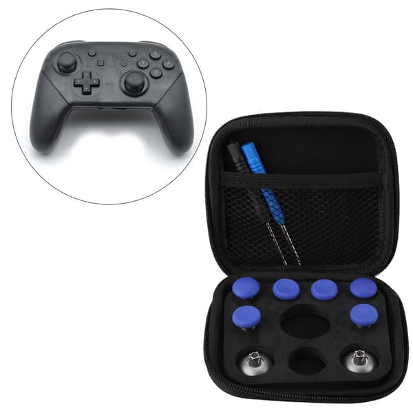 Håndtak Knapper Erstatningssett Kontroller Erstatning for XBOX ONE ELITE/ PS4 / Switch (Blå)