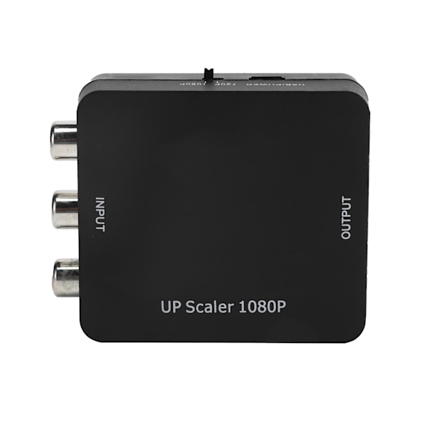 AV till HD Multimedia Interface-omvandlare Bärbar DVD-spelare Ljud Video Adapter för NTSC/PAL