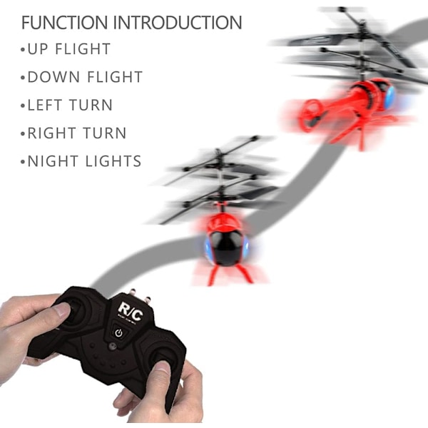 Latautuva Pieni Mini RC-Lentokone 3 Kanavaa Cartoon RC Helikopterin Simulaatiolentokone Valoilla Lapsen Lahja Lapsille Lentävä Leikki