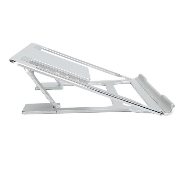 Anteckningsblock Stativ Fällbar Bärbar Silver Aluminiumlegering C6 Laptop Stöd för 11‑17in Bärbara datorer