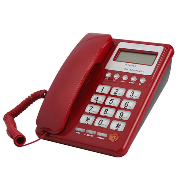 Hjemmehotell kablet telefon bordtelefon kontor fasttelefon fasttelefon anrops-ID