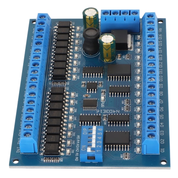 DC 6.5‑30V 16 ingångar 16 utgångar expansionskort multifunktionell RS485 fjärrkontrollbrytare PLC IO-modul