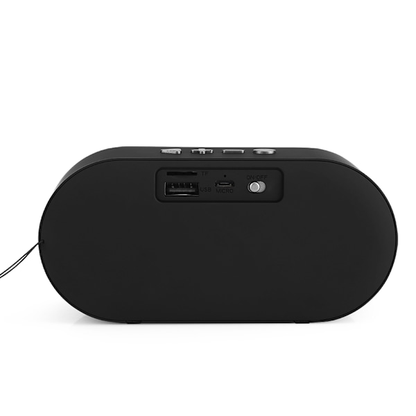 Mini kannettava Bluetooth-kaiutin Stereo Subwoofer Musiikkisoitin Canvas Mesh Surface Sininen