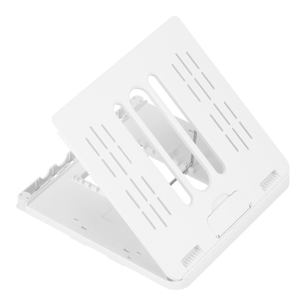 Tablet Stand Multifunksjonell Intelligent Løftbar Folding Varmespredningsbrakett for Bærbar PC Smarttelefoner Hvit