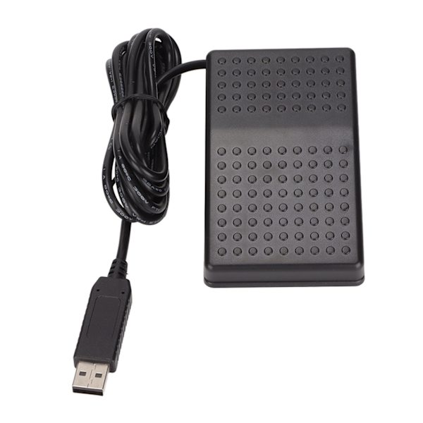 USB Fodpedal USB Enkelt Pedal Mekanisk Afbryder med Indikatorlys Standard HID Programmerbar PC Tastatur Mus Enhed