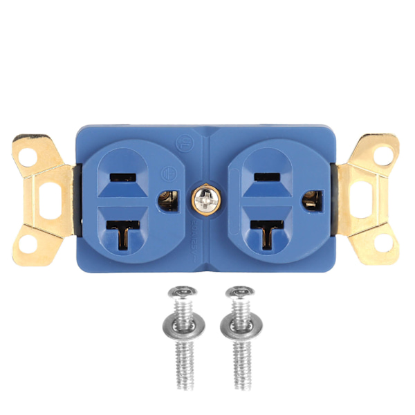Monosaudio Duplex-pistorasia AC Puhdas kupari Duplex 24K kullattu pistorasia 20A