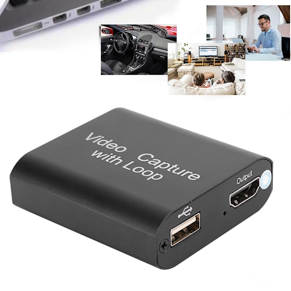 4K USB 2.0 HDMI HD Capture Acquisition Card Box Video Recorder Digital Converter