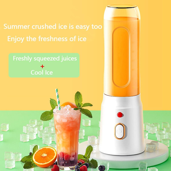 Bærbar Blender - 10 Rustfrie Stålblader - Bærbar Blender For Smoothies - Frukt & Grønnsaksjuice - Ideell for Reise, Sport og Kjøkken