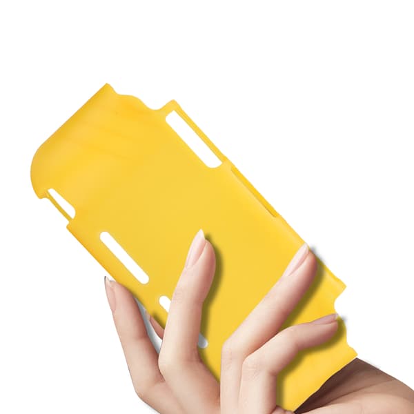 För Switch Lite spelkonsol Controller TPU skyddande hölje med joystick knapplock setGul