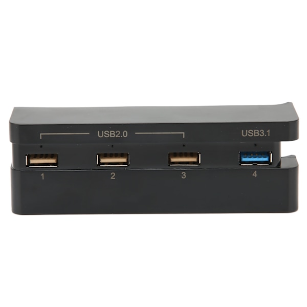 USB-keskitin, nopea 4-porttinen USB 3.1 2.0 USB-jatkolaturi PS4 Slim -pelikonsolille