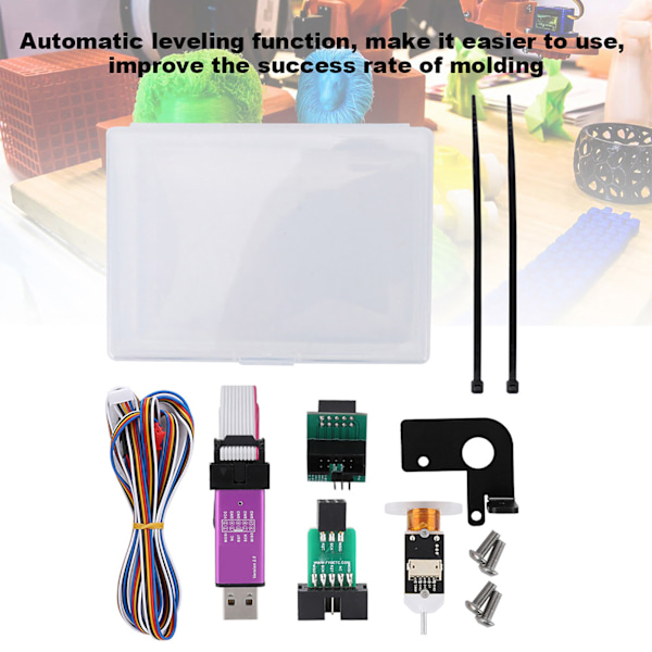 Automatisk sängutjämningspositionssensor Kit för 3D-skrivare CR-10/ CR-10S tillbehör (transparent)