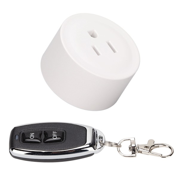 Trådløs fjernkontrollplugg 433MHz Smart Plug Fjernkontroll for elektriske apparater Utstyr 100‑240V