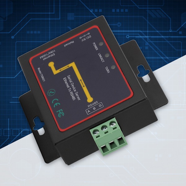 RJ45 til RS485 enkel seriell server med kraftige brikker Smart Loop-overvåking