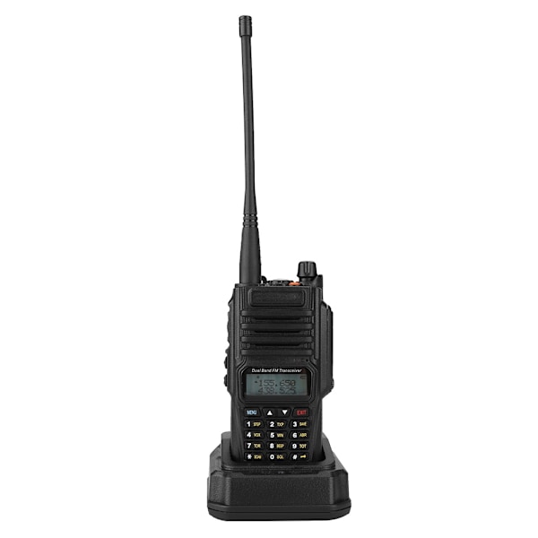Walkie Talkie Hög Effekt Lång Räckvidd 2 Vägs Radio IP67 Vattentät för Baofeng UV-9R