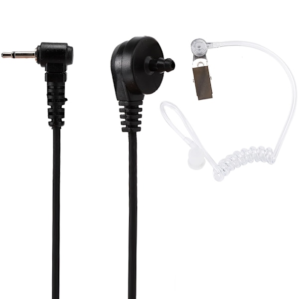 2,5 mm hörlurskabel radio öronmussla headset lyssna endast luftrör för walkie talkie