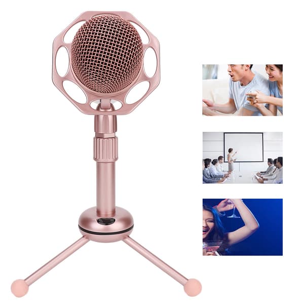 Y20 3,5 mm Stereo Studio Desktop Mikrofon MIC til Skype/MSN til Mac Laptop