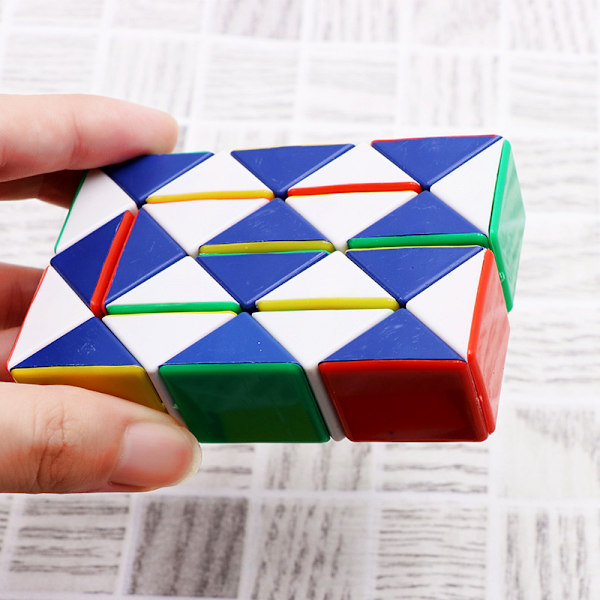 24 Block Mini Fidget Snake Cube Mini Twist Puzzle Kuber Magiska Speed Kuber Leksak för Barn Festpåse Fyllmedel, Festtillbehör