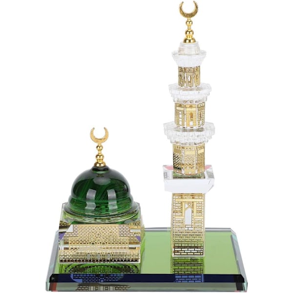 Muslimsk Kaaba-kupol Presentera Bilar Skrivbords Hantverk Moské Dekoration Prydnad Prydnadsföremål Islam Dekoration 1 Set Utility Tables